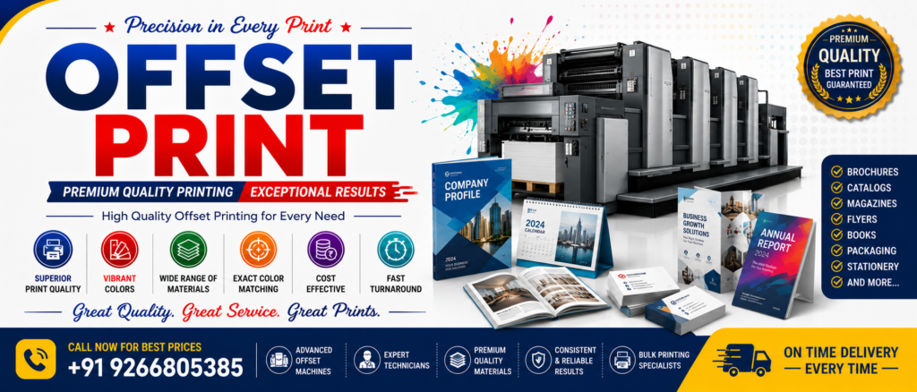 OFFSET printing in gurgaon