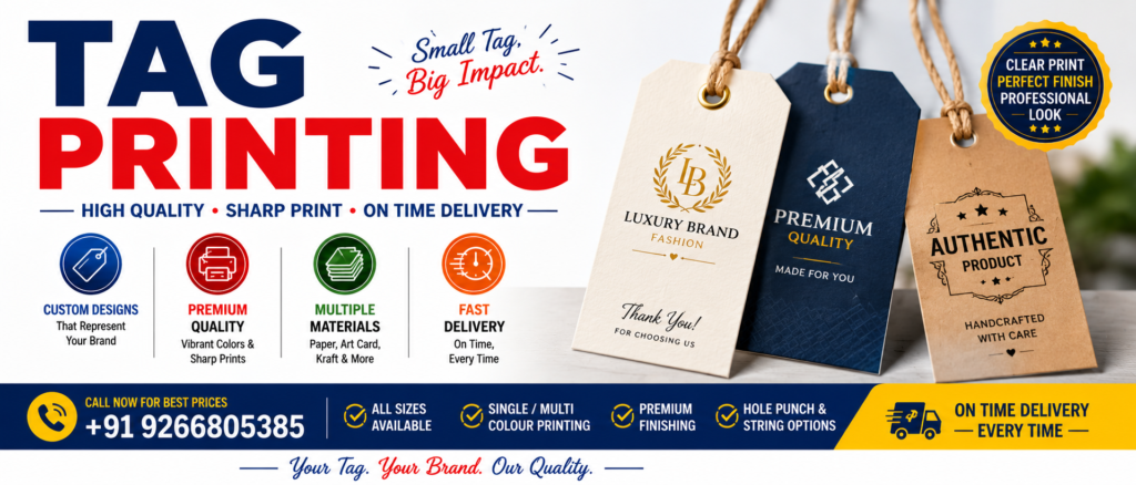 Tags printing in gurgaon