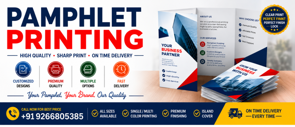Pamphlet printing in gurgaon