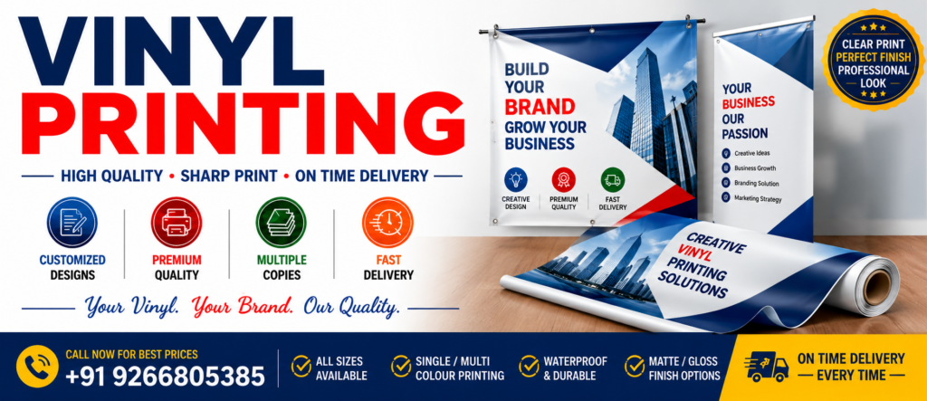 Vinyl printing in gurgaon