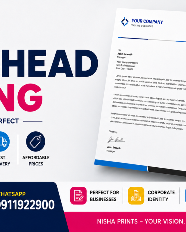 Letter Head Printing Service