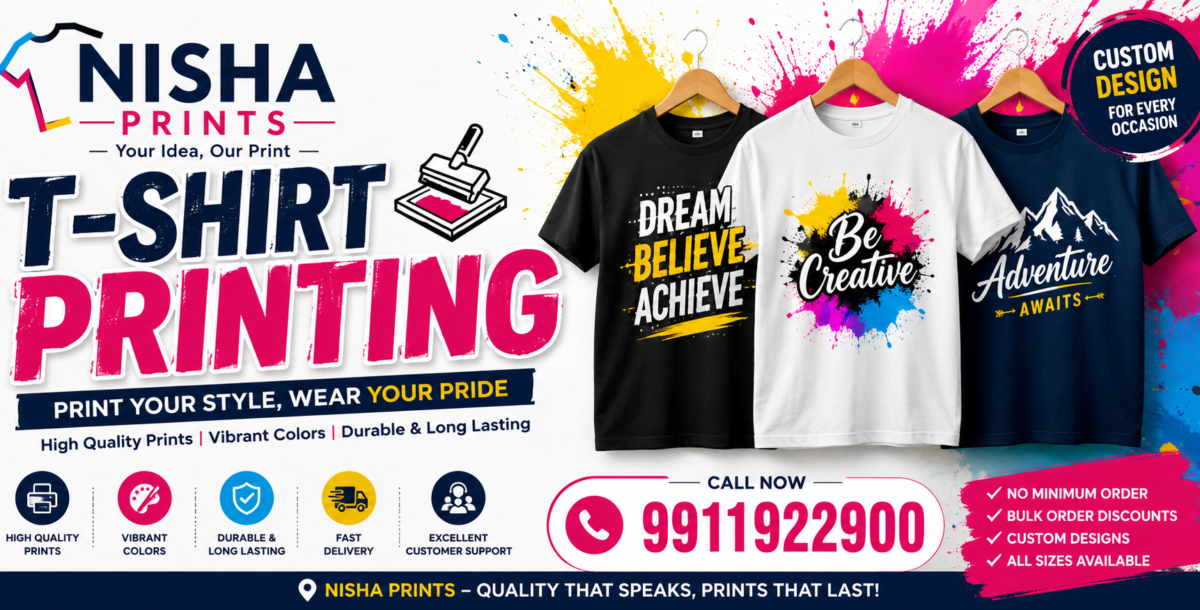 T-Shirt Printing in Gurgaon
