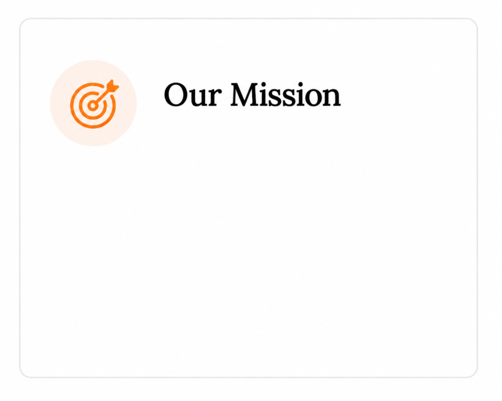 our mission