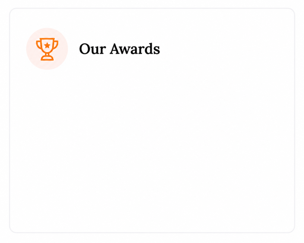 our awards