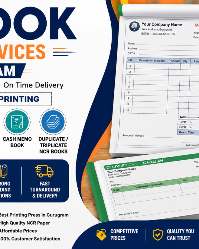BILL BOOK PRINTING GURGAON