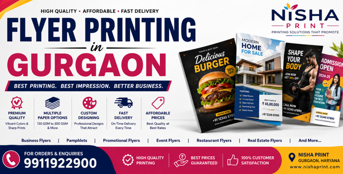 Flyer Printing in Gurgaon