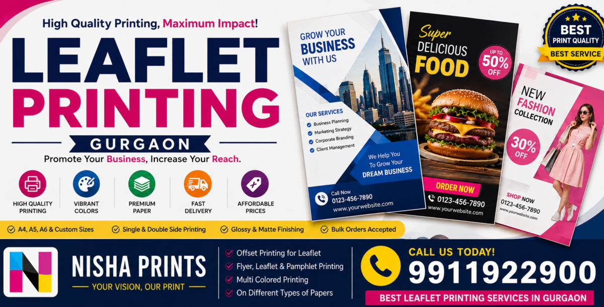 Leaflet Printing Gurgaon