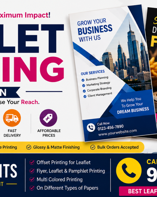 Leaflet Printing Gurgaon