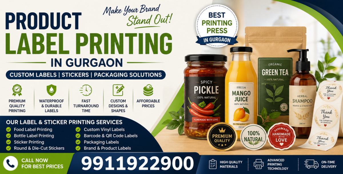 Product Label Printing Gurgaon