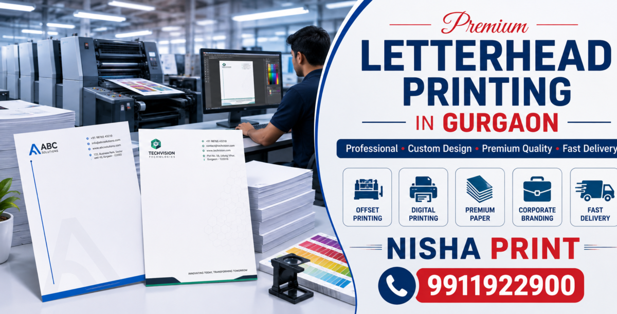 Letterhead Printing in Gurgaon